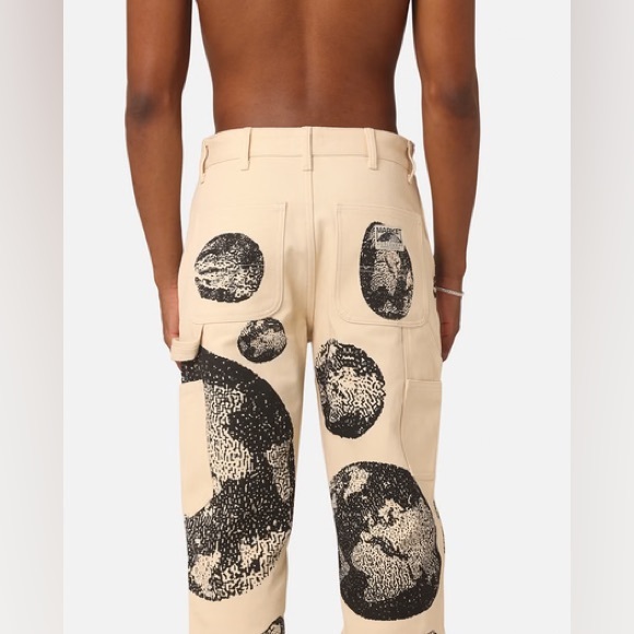 Mens Market Bitmap Carpenter Pants - Picture 5 of 13